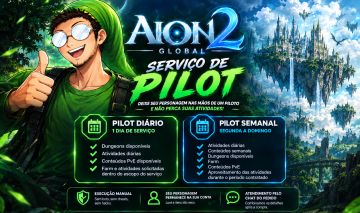 AION 2 GLOBAL | PILOT DIÁRIO, SEMANAL | DUNGEONS & CONTEÚDOS