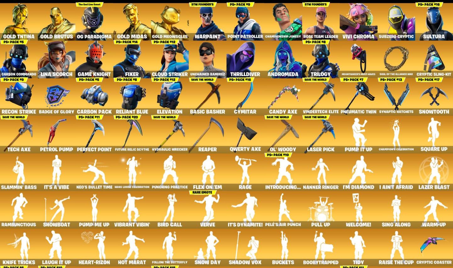 Conta rara de fortnite