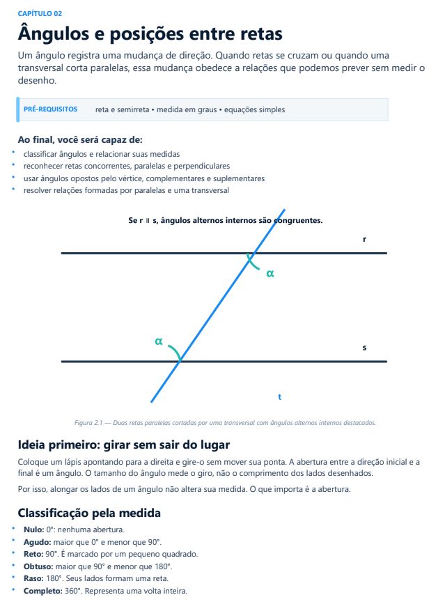 Apostila De Geometria Plana Enem e Vestibulares / Pegue o conteudo Rapidamente!