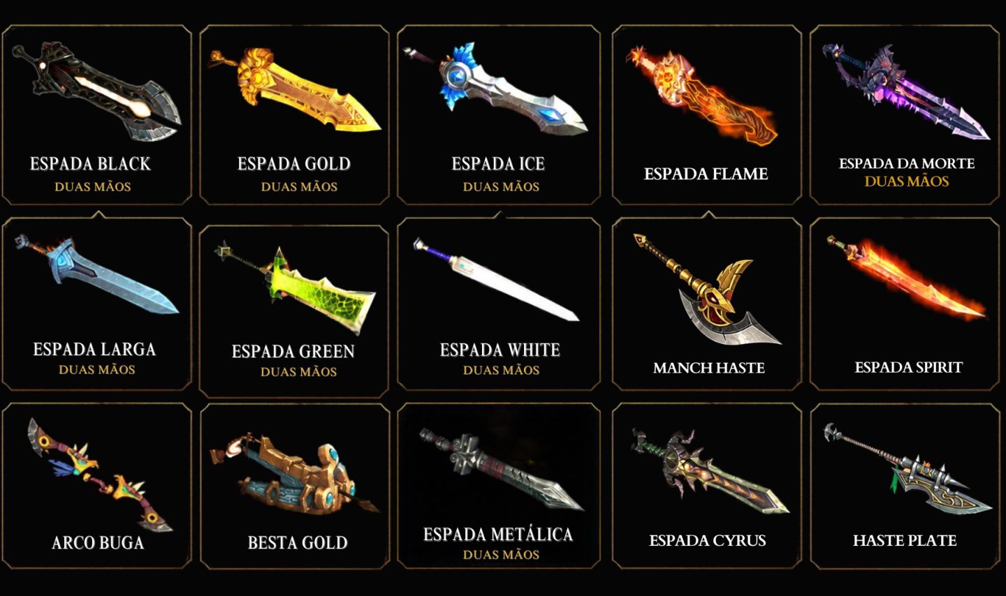 World of Warcraft - Skins de Armas - WoW RETAIL