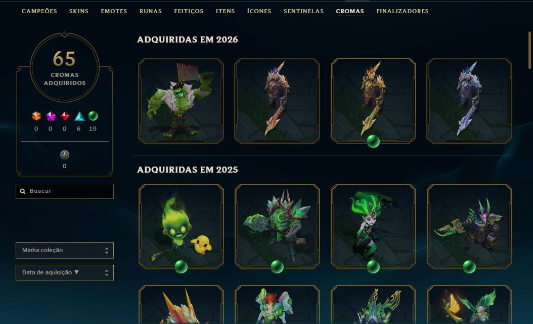 Conta League of legends