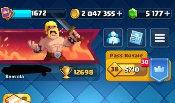 CONTA CLASH ROYALE BEM UPADA !!!