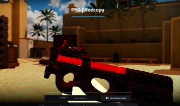 COUNTER BLOX SKIN (CB) | P90 | REDCOPY - ROBLOX