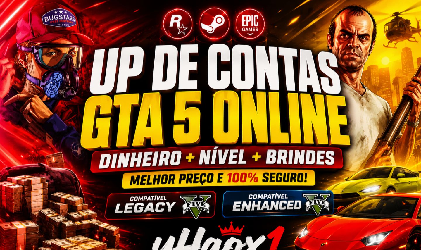 GTA 5 ONLINE PC | PACOTES DE DINHEIRO + BRINDES EXCLUSIVOS
