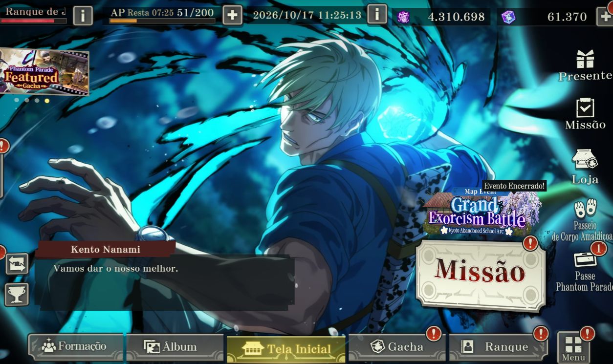 Conta JJK 9 Limitados + Cubos e 1K+ Tickets