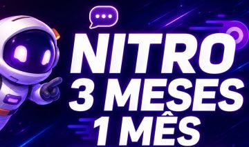 (DISCORD) CONTA NITRADA 1 MÊS E 3 MÊSES + CONTA VIRGEM