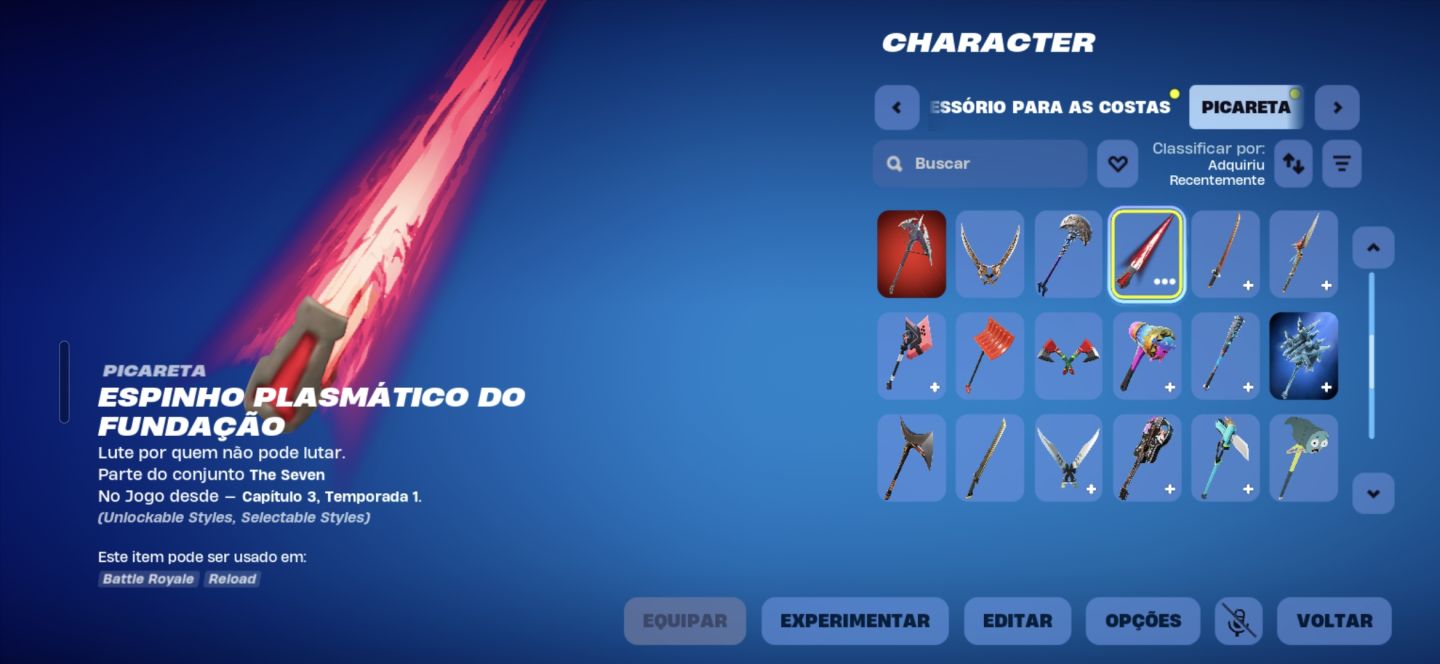 Conta fortnite
