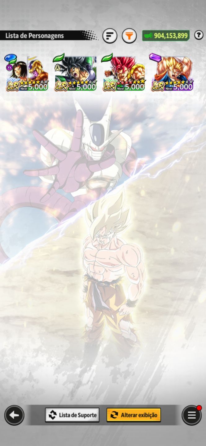 CONTA DRAGON BALL LEGENDS END GAME LVL 680