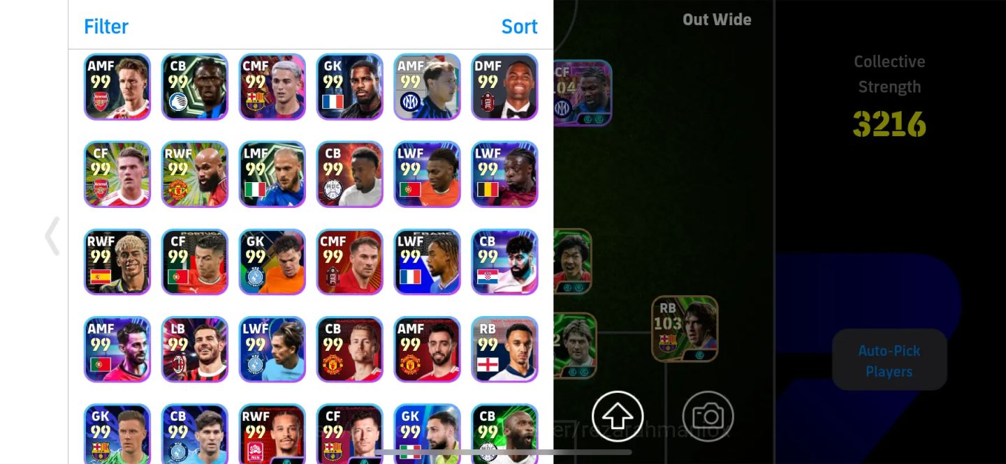 EFOOTBALL 3216 FC | GULLIT 106 | MATTHÄUS 105/MAKAAY 105/KAHN 105/VAN BASTEN 105