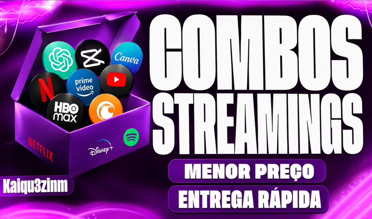 Combos Streamings / Canva Pro - Capcut - Chat Gpt - Super Grok / Entrega Rápida