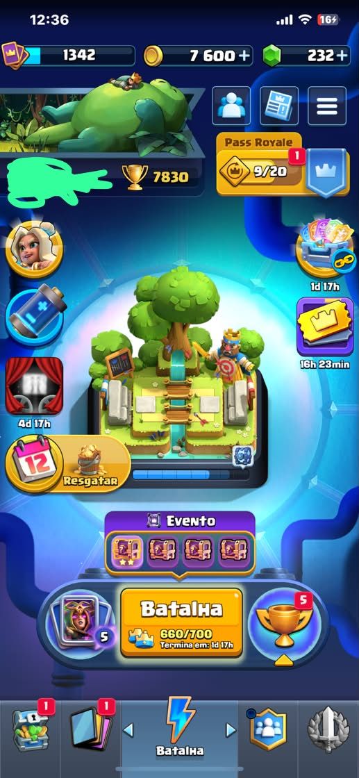 Conta Clash Royale básica