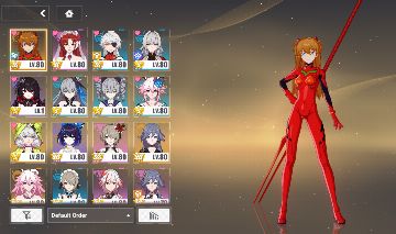 HONKAI IMPACT 3 ASUKA SS 3/4+ SKIN KIANA + SKIN DO EVENTO 2 PRI ARMS/ CONTA RARA
