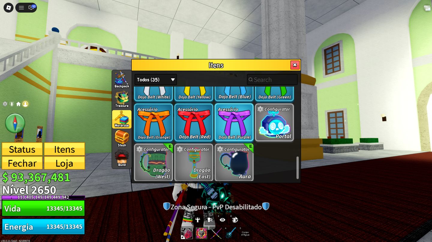 Blox Fruits Level 2650 | Dragão, Portal, Magma e Buddha Perm