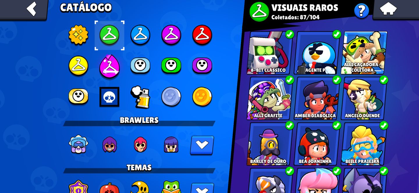 CONTA BRAWL STARS BARATA 47K DE TROFÉUS 105/106