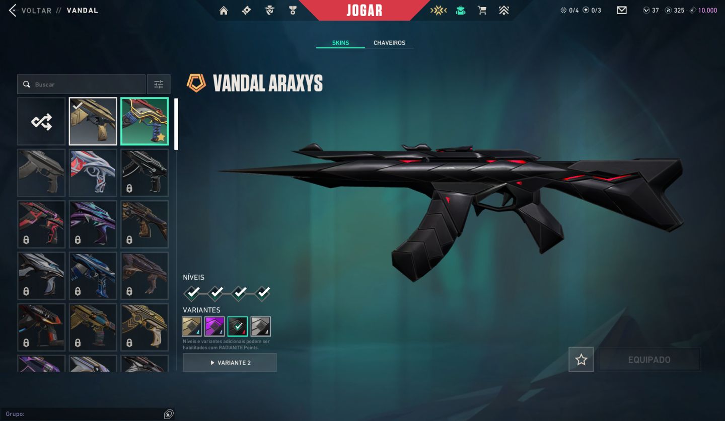 CONTA VALORANT LEVEL 134