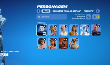 Conta de epic games com muitas skins no fortnite
