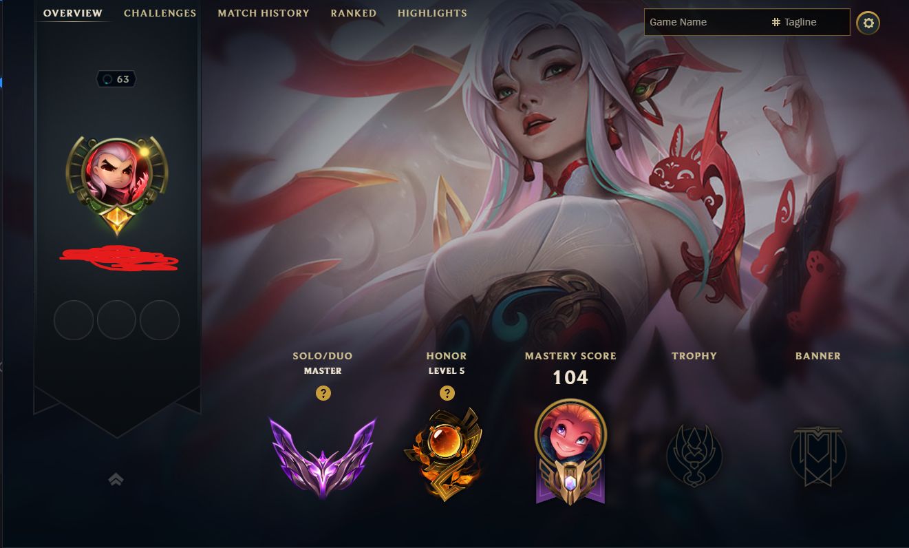 CONTA LOL MASTER 200 PDL | 56%+ WR | 59 SKINS + 10 PARA ATIVAR