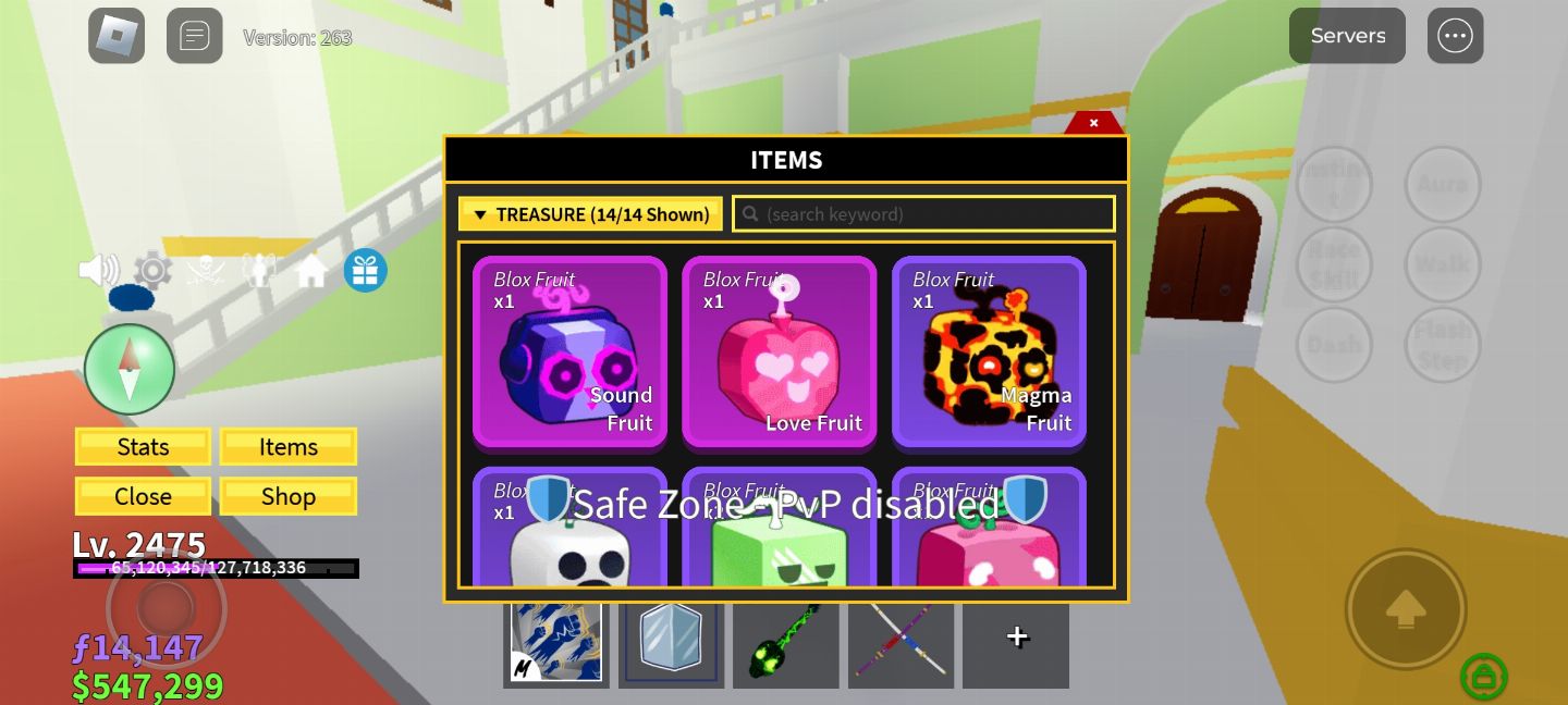 CONTA BLOX FRUITS