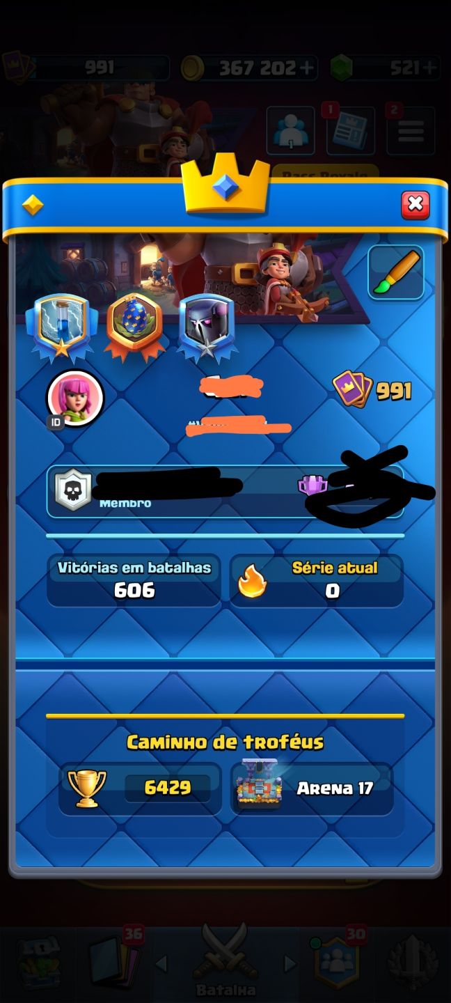 Conta de Clash Royale - Nostalgia pura