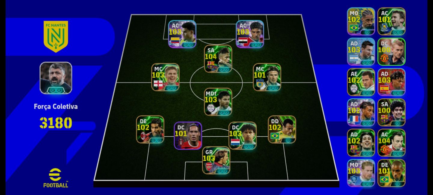 Conta de efutebol top