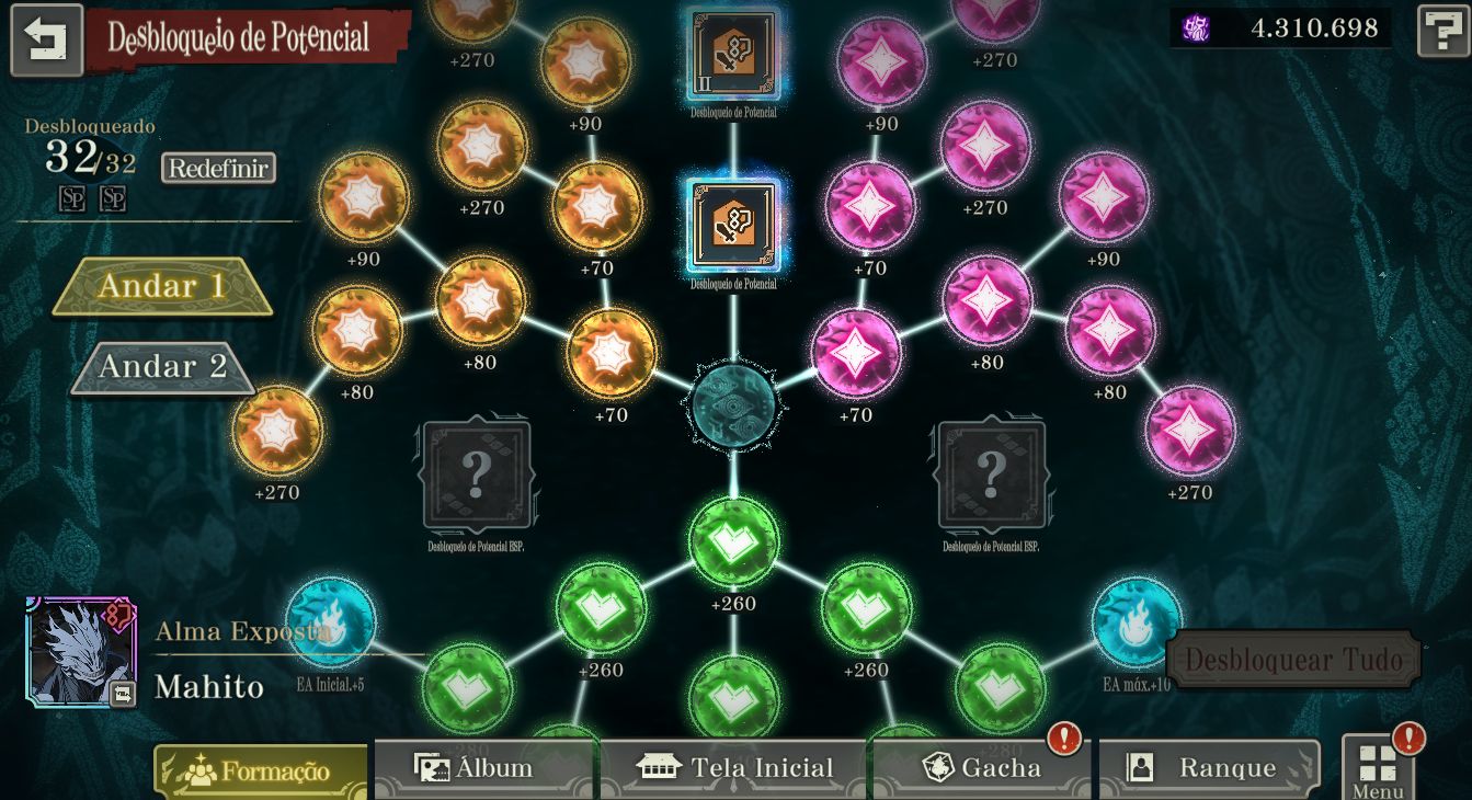 Conta JJK 9 Limitados + Cubos e 1K+ Tickets