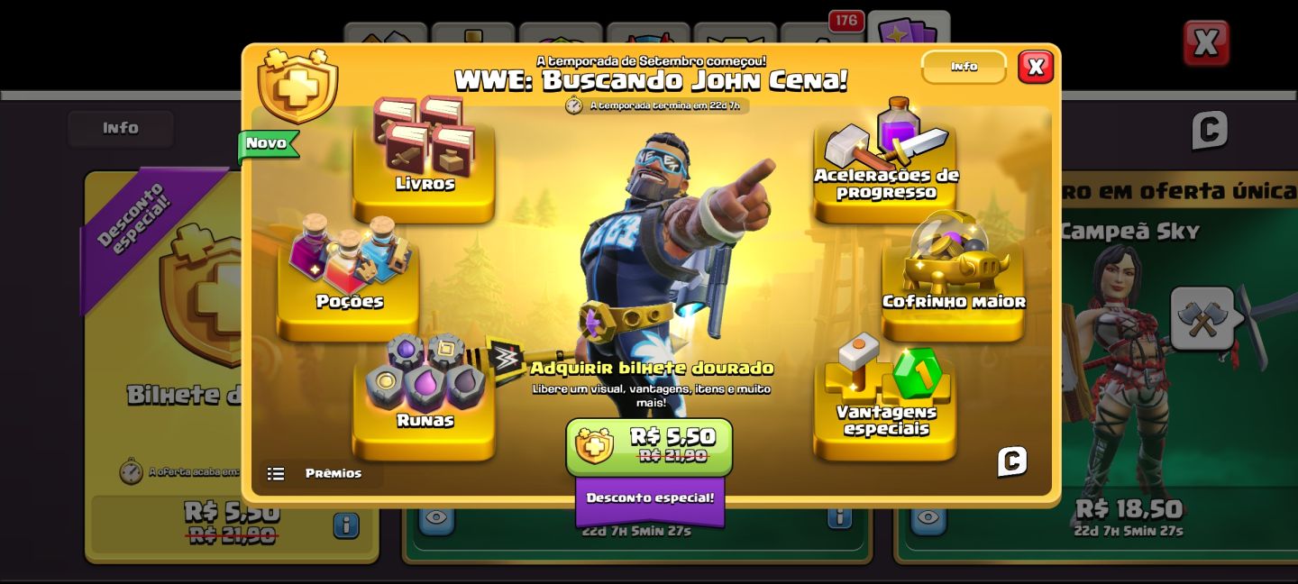 CONTA CV13 TOP | HERÓIS EVOLUÍDOS + EQUIPAMENTOS + TROPAS | CLASH OF CLANS