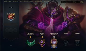 ESMERALDA IV 51.3% WIN RATE MMR BOM/FRAG DE SKIN LENDARIA TEEMO ESQUADRÃO ÔMEGA