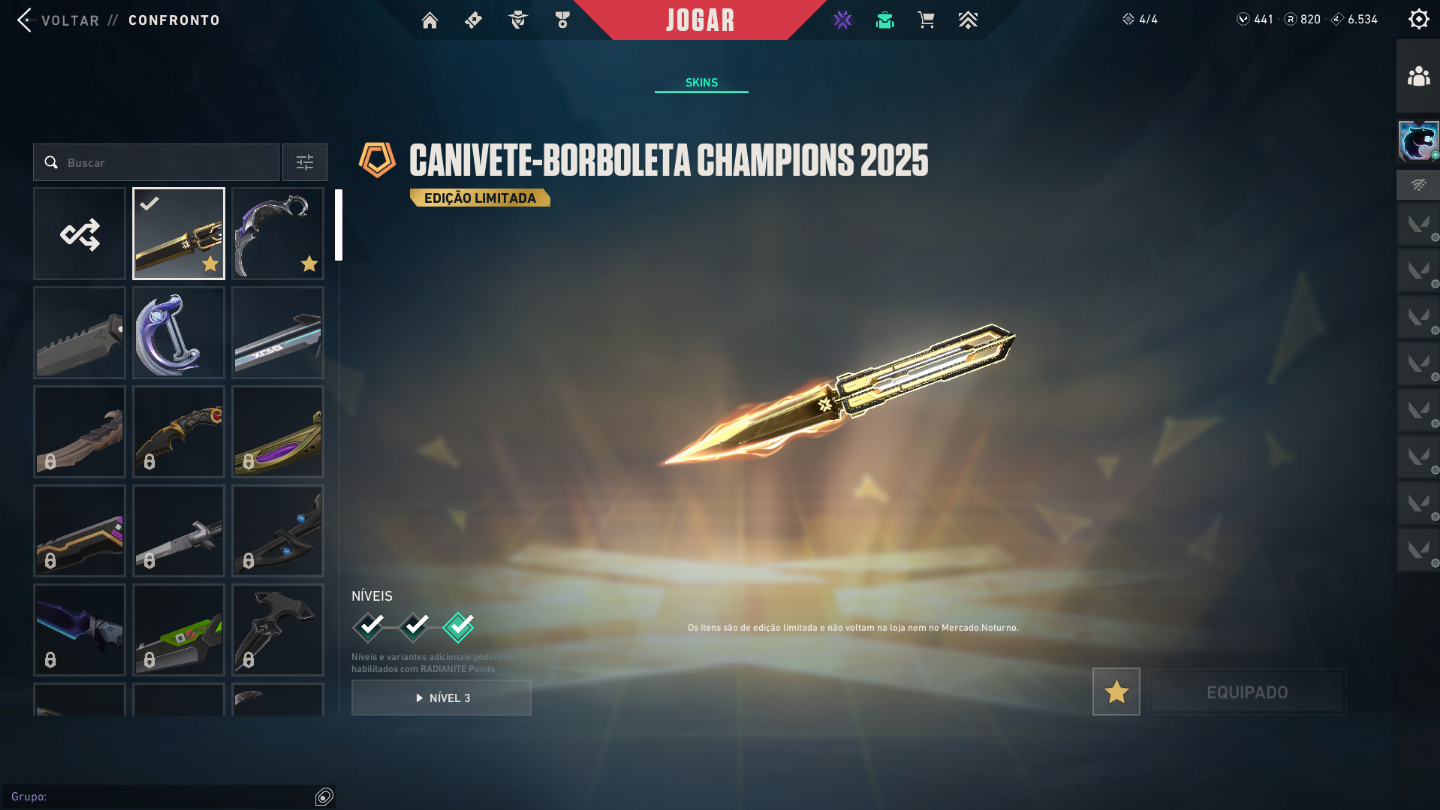 IMORTAL 3X | CHAMPIONS 2025 + PROTOCOLO | CAMPEÃO PREMIER | FULL ACESSO