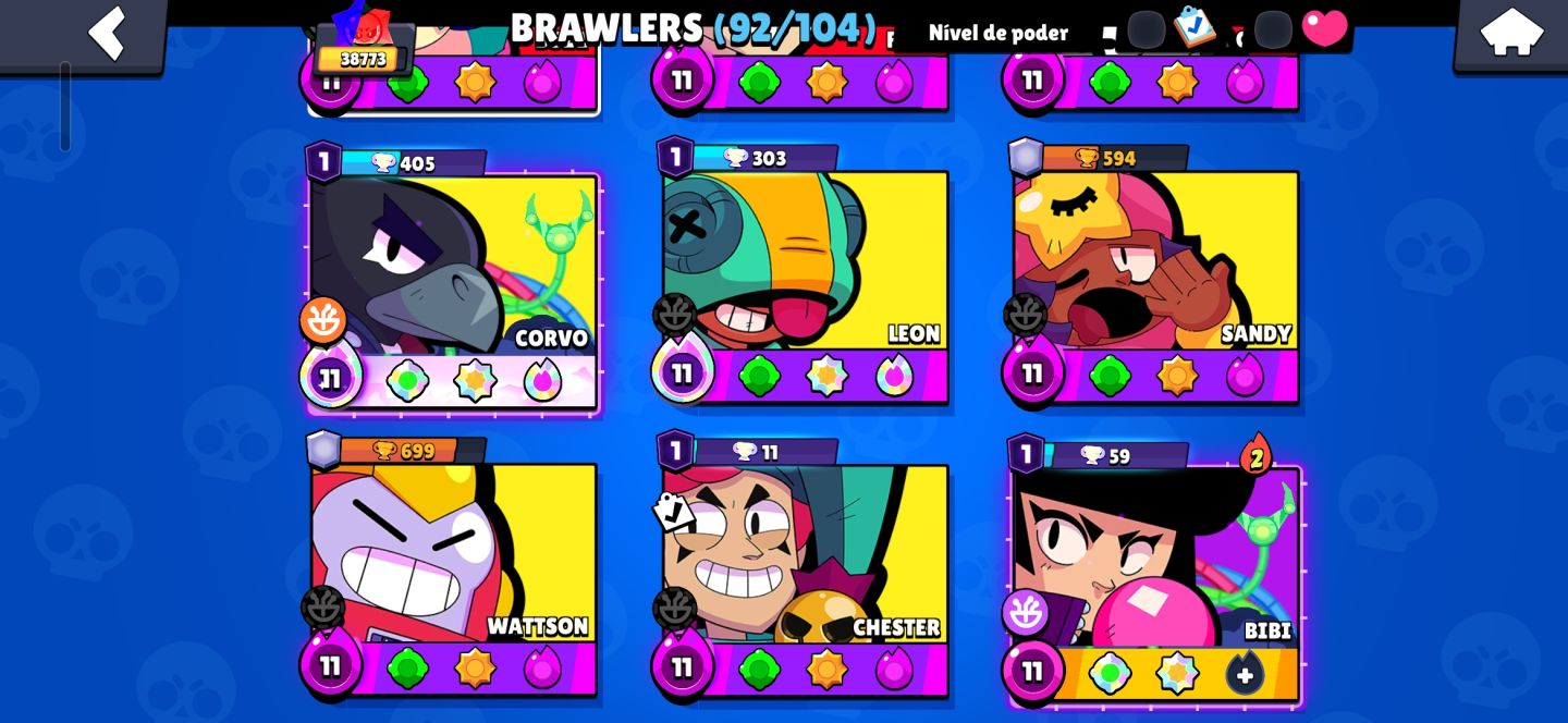 Conta da supercell gemada SKINS MUITO RARAS