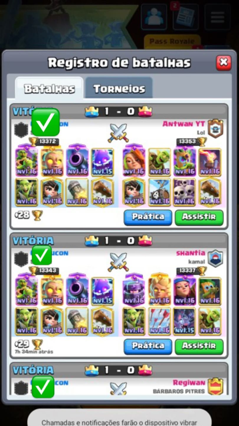 ELOJOB DE CONTA- CLASH ROYALE - VENDEDOR CONFIÁVEL
