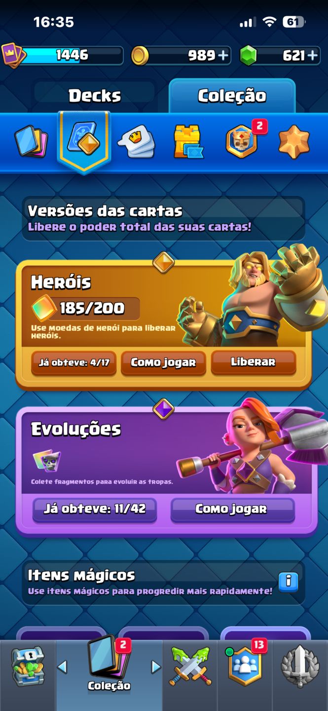 CONTA CLASH ROYALE 12K DE TROFÉUS