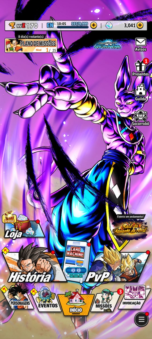 Conta de dragon ball legend com novo omega legend e outros