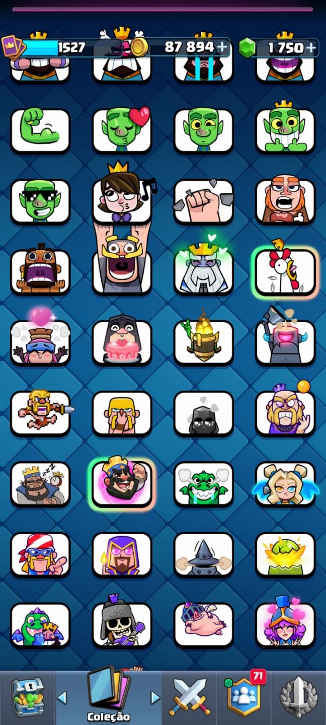 Conta Clash Royale à venda nível avançado! mande sua proposta