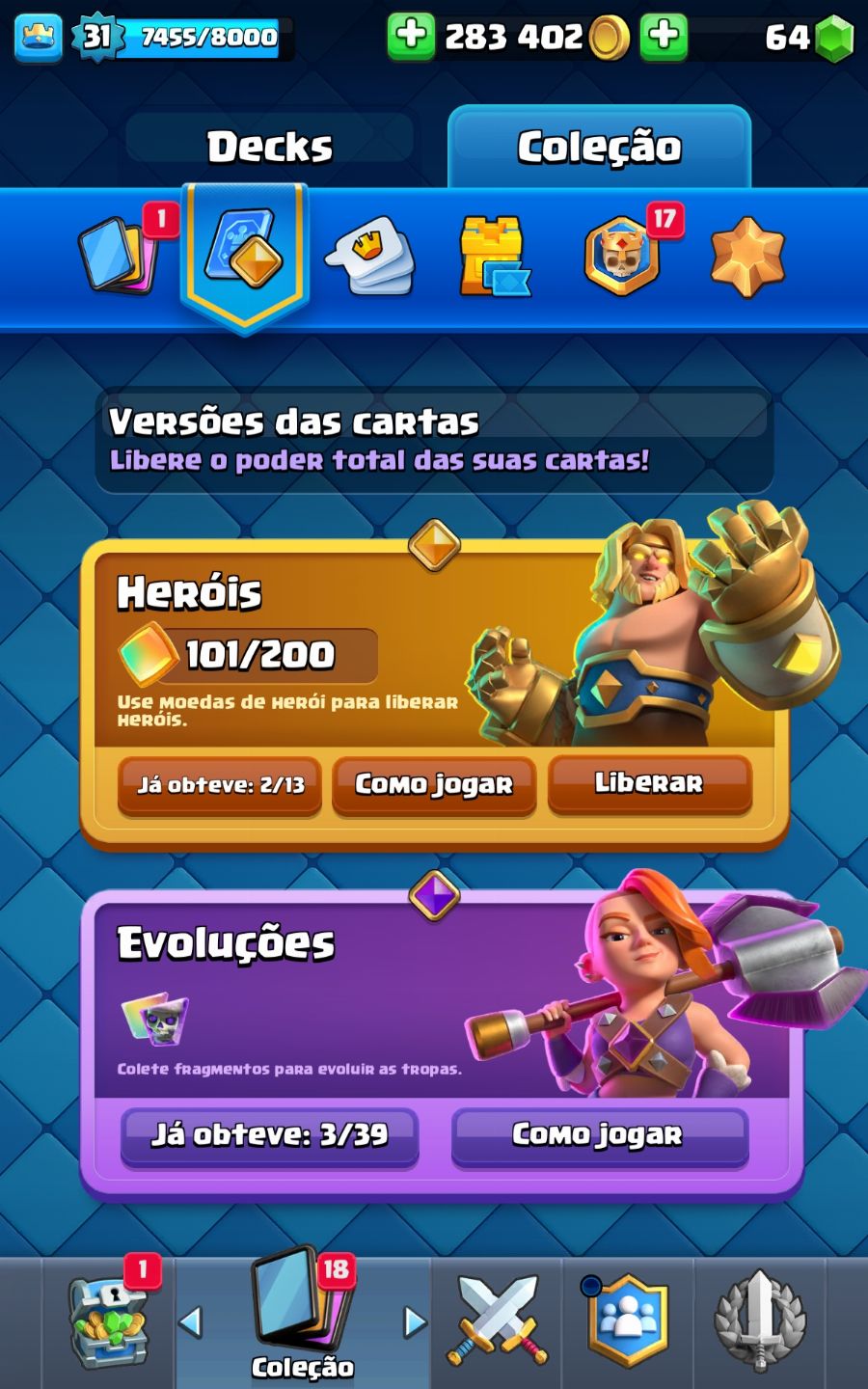 FULL ACESSO | Conta de Clash Royale