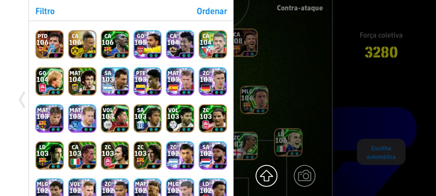 Conta eFootball - COMPLETA 3280 Força Coletiva [PEGA MAIS] Com maldini novo!