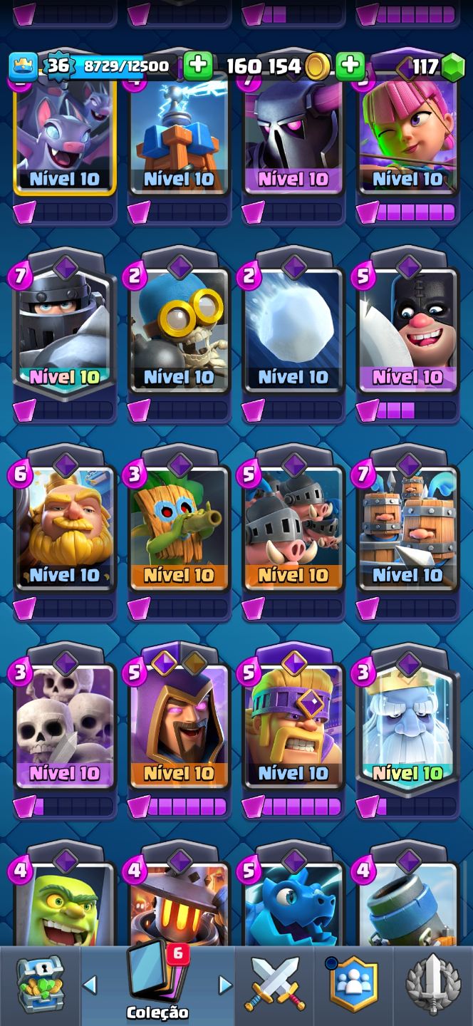 CONTA DE CLASH 7K DE TROFÉU ARENA 19