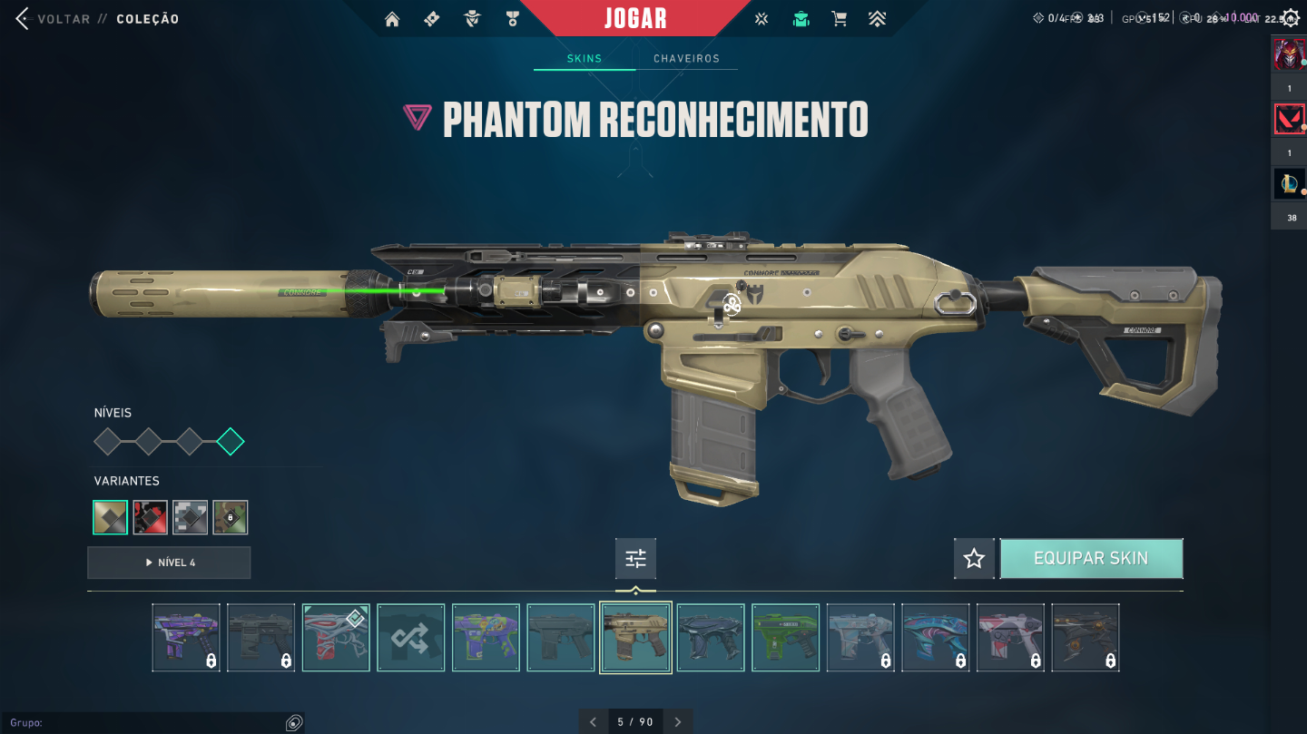 CONTA VALORANT ASCENDENTE 1 + SKINS - FULL ACESSO