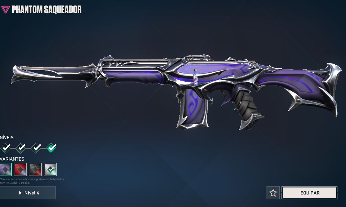 Conta de valorant com diversas skins
