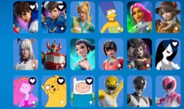 Conta Fortnite Rara 138 Skins | Inclui Naruto, Os Simpsons, Colaborações Raras,