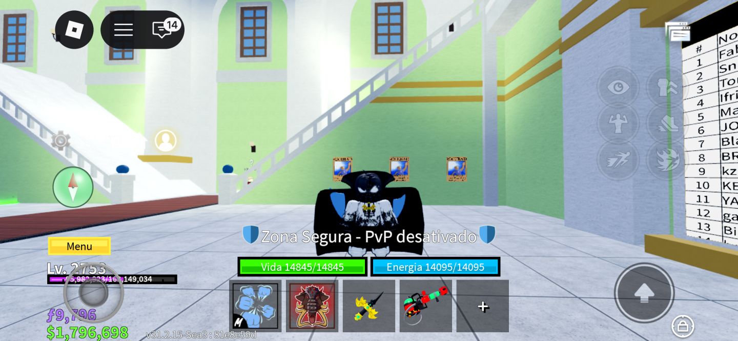 Conta Blox Fruits Lv. 2753 | CDK + 3 Game Passes + Shadow + Mamute!