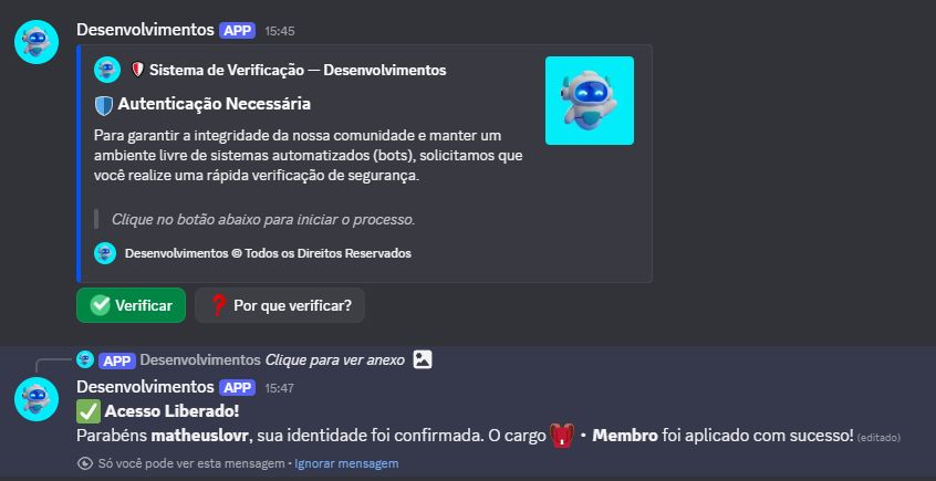 Bot de Verificação CAPTCHA Anti-Raid para Discord