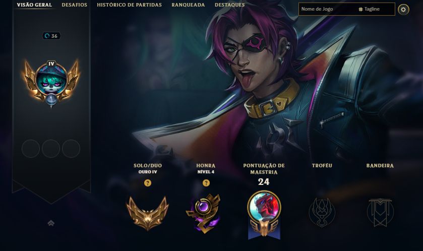 CONTA GOLD 4 / YONE FLORESCER ESPIRITUAL/KAYN HEARTSTEEL / GP NOVA TEMÍVEL 10KEA