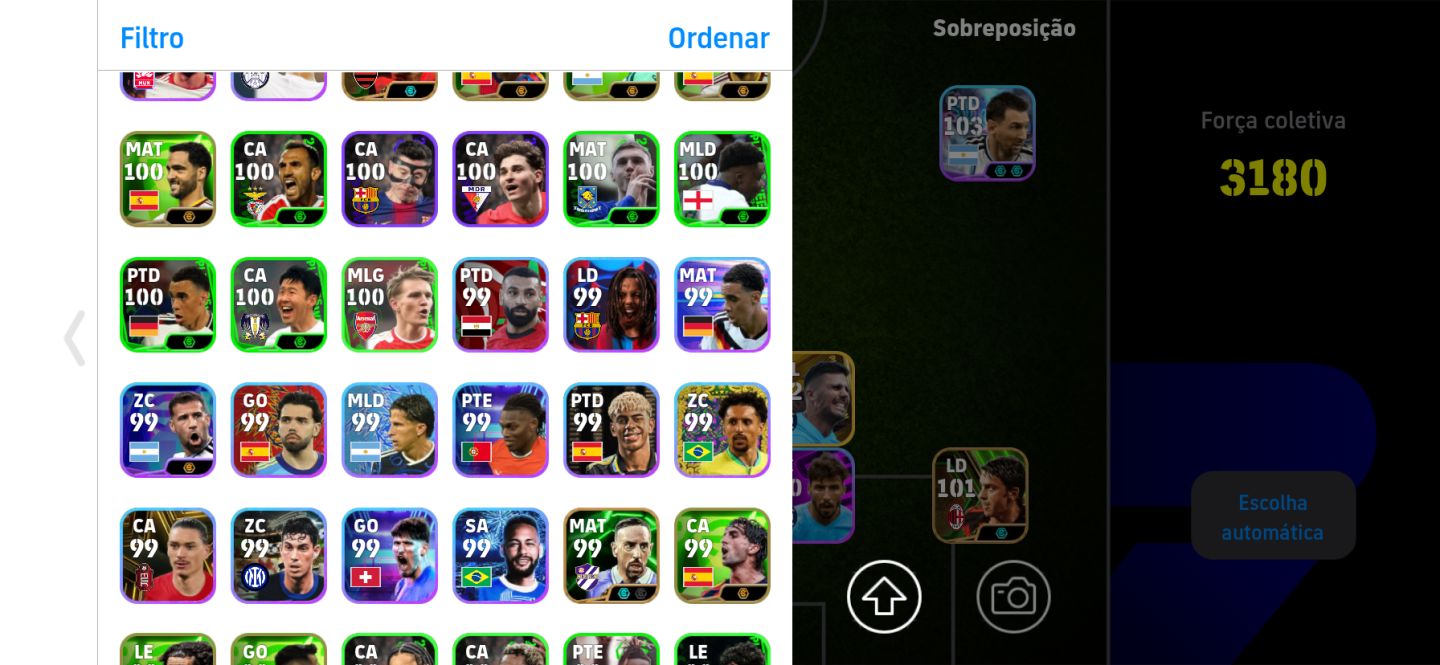 Conta efootball boa pra começar