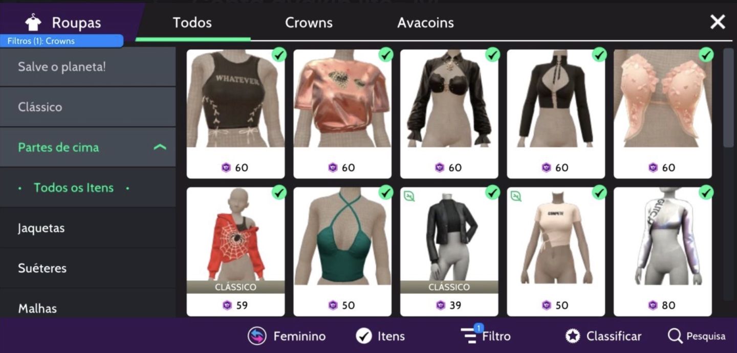 CONTA AVAKIN FEMININA NVL47