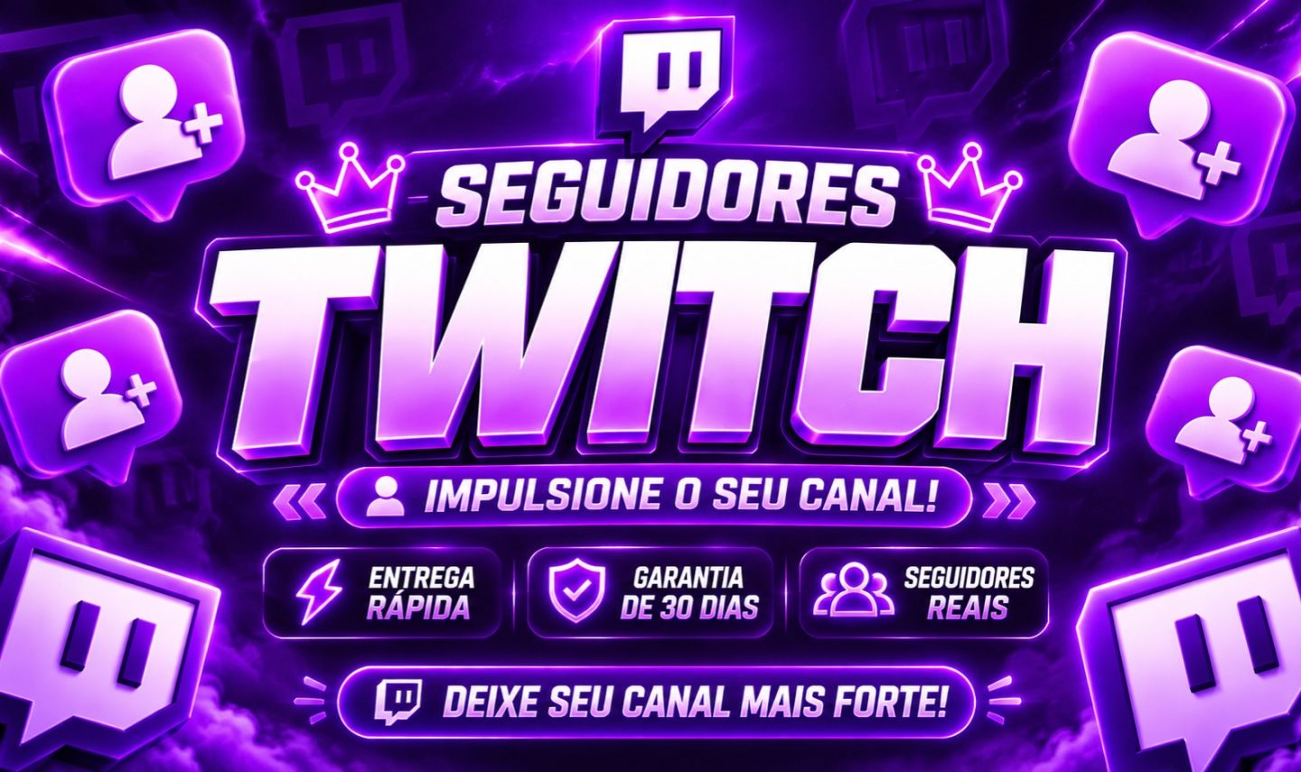 Twitch Seguidores e Views Live | Entrega Rápida e Preço Baixo