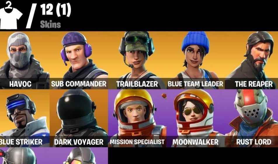 CONTA DE FORTNITE COM 12 SKINS + S3 FULL + HAVOC + SKINS PSN