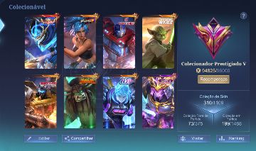 CONTA MOBILE LEGENDS TOP ANTIGA