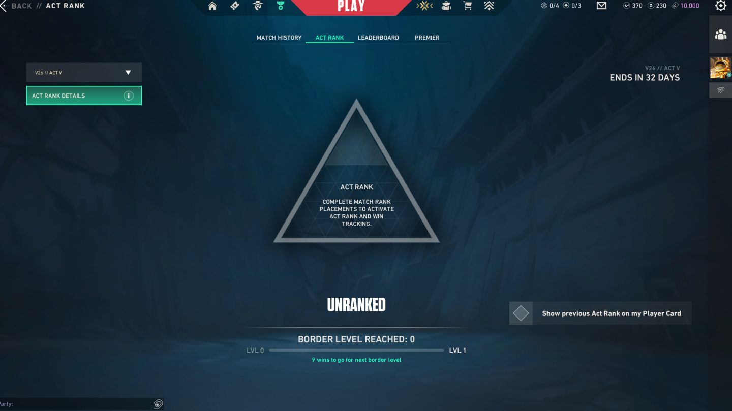 Conta VALORANT, PEAK ASCENDENTE 3, ATUALMENTE SEM RANK, SKINS, NIVEL 200+