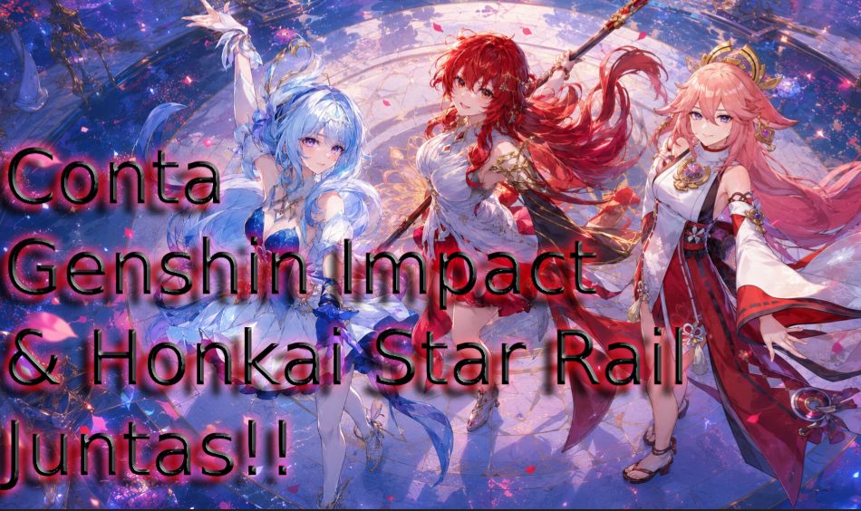 Conta HoYoverse | Genshin & HSR | YAE MIKO+ODETTE 20+T5 | HIMEKO E1S1 + 20+T5