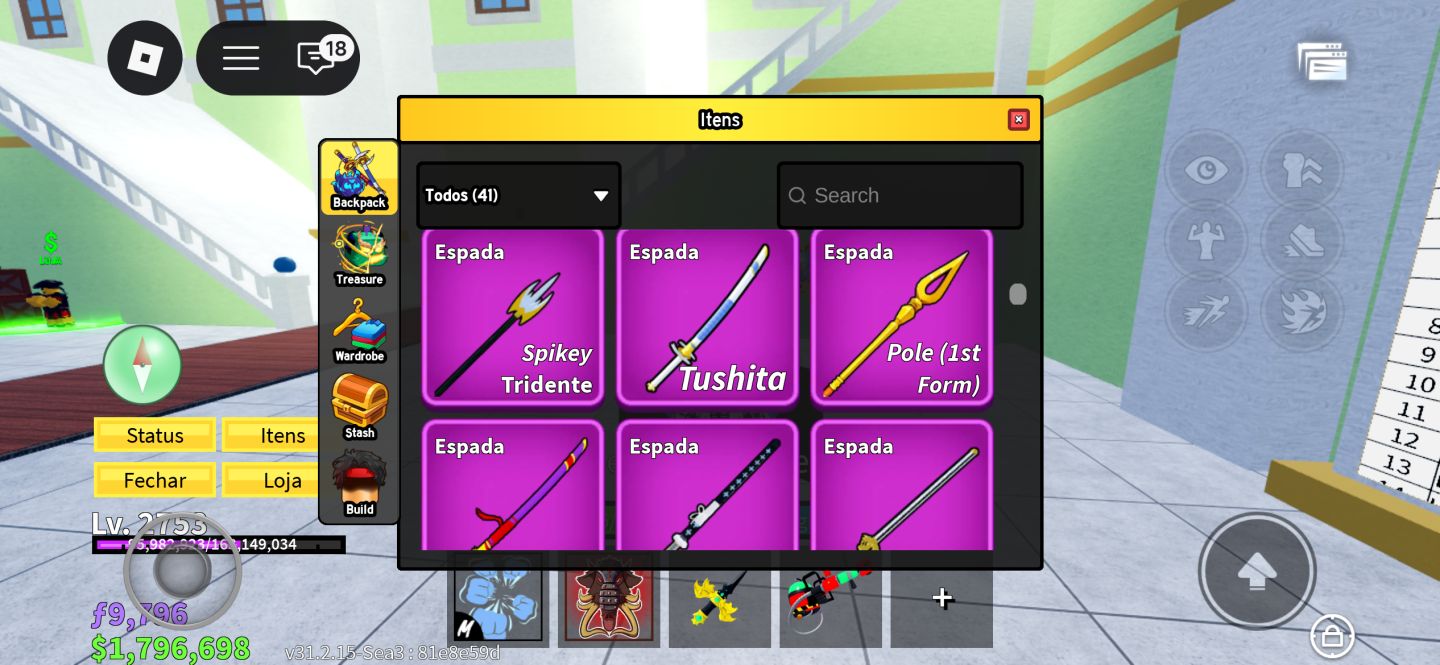 Conta Blox Fruits Lv. 2753 | CDK + 3 Game Passes + Shadow + Mamute!
